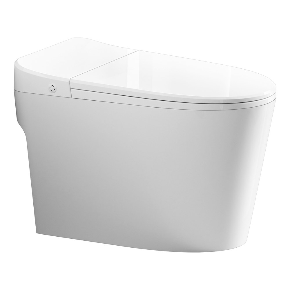 Kirin flush toilet white background